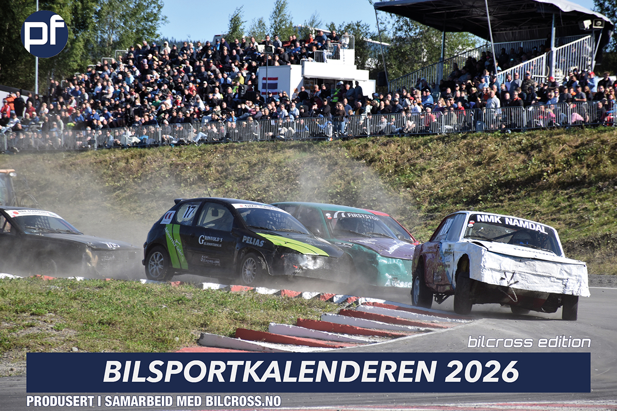 Bilsportkalenderen 2026 - Bilcross Edition
