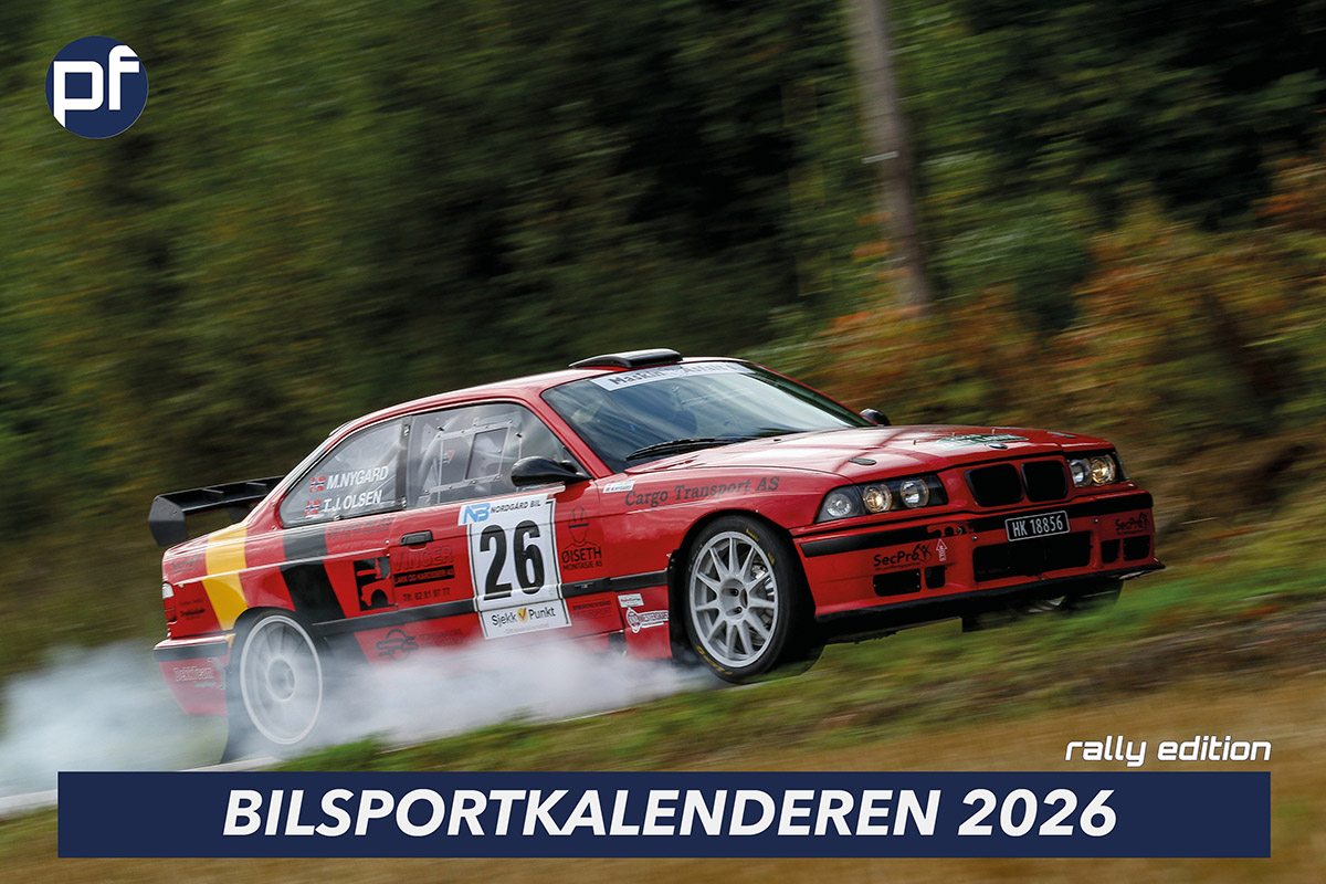 Bilsportkalenderen 2026 - Rally Edition