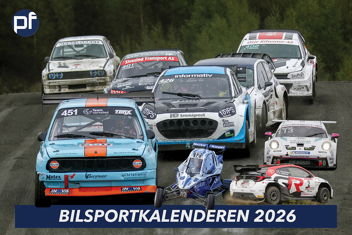 Bilsportkalenderen 2026